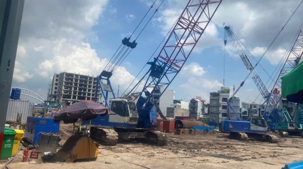 Hình ảnh thực tế tại công trường dự án Gamuda Hải Phòng