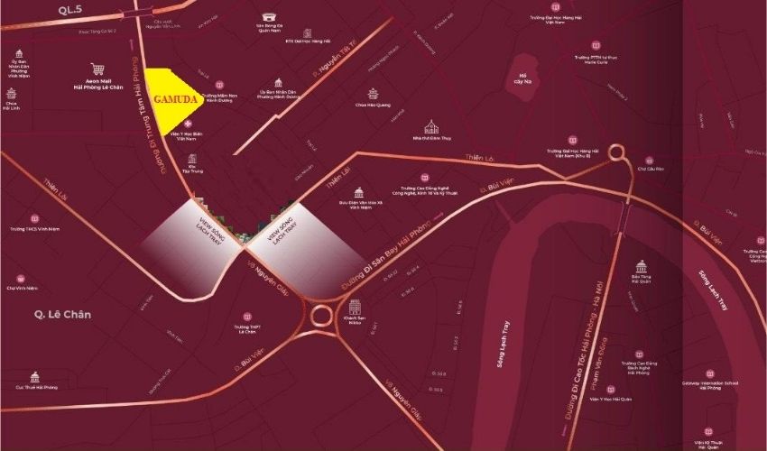 Ambience Gamuda sở hữu vị trí kim cương – Đối diện Aeon Mall Hải Phòng