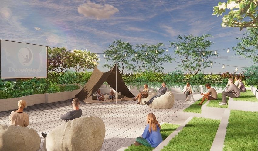 Không gian sống yên tĩnh trên tầng mái Ambience Gamuda Hải Phòng