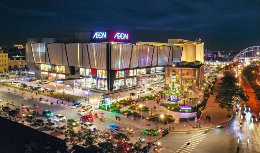 Aeon Mall Hải Phòng Lê Chân có tổng diện tích sàn lên tới hơn 158.000 m²