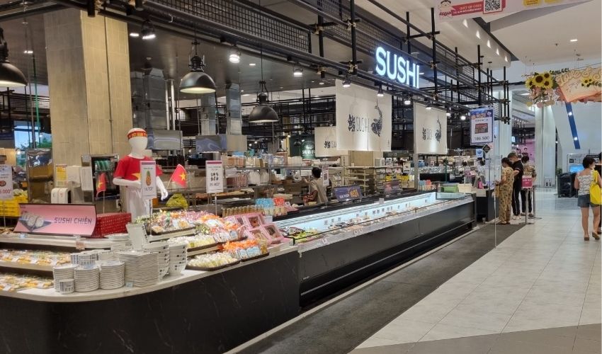 Khu vực ăn uống tại Aeon Mall Hải Phòng đa dạng phong cách ẩm thực